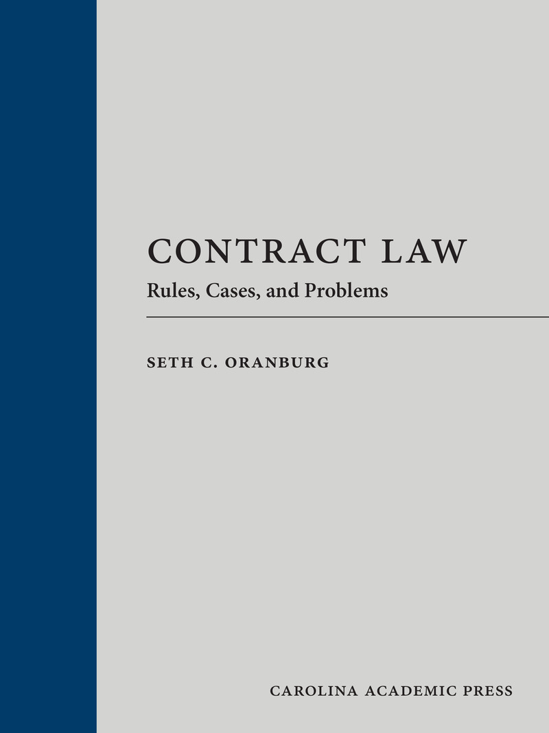 Contract Law: Rules, Cases, and Problems, Statutory Supplement