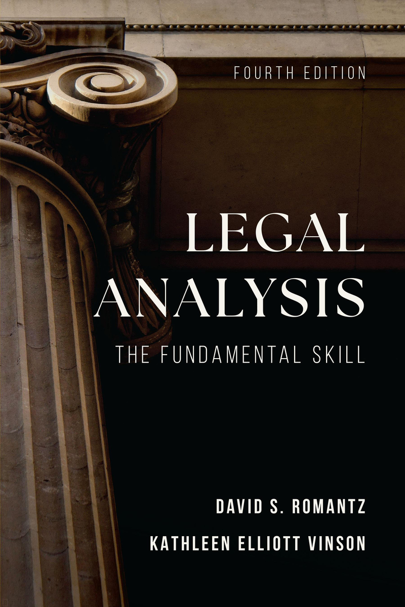 Legal Analysis: The Fundamental Skill Fourth Edition Book Cover