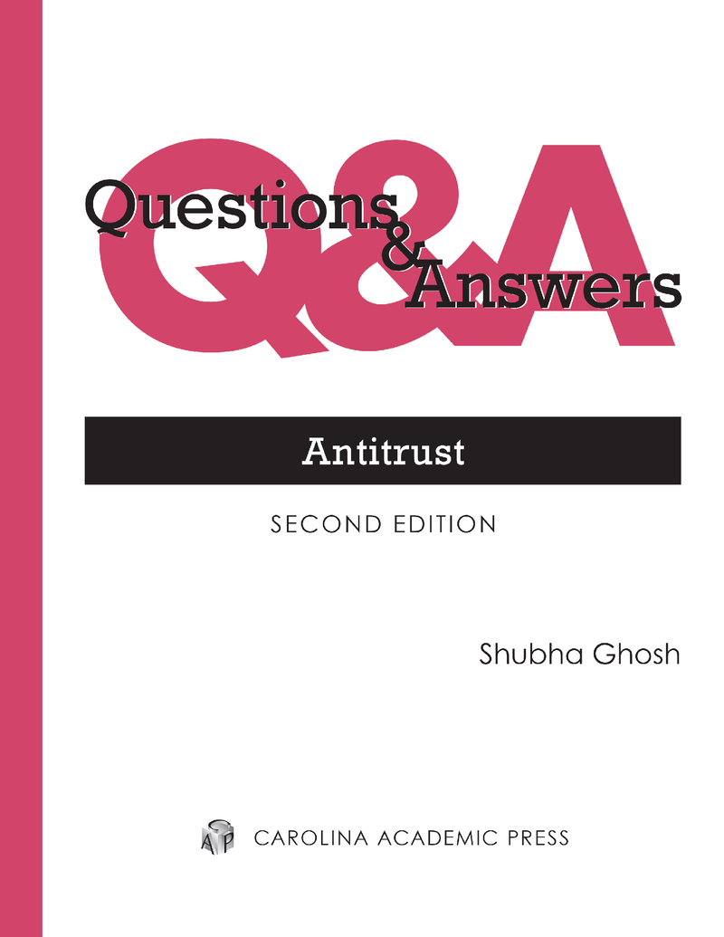 Questions & Answers: Antitrust book cover
