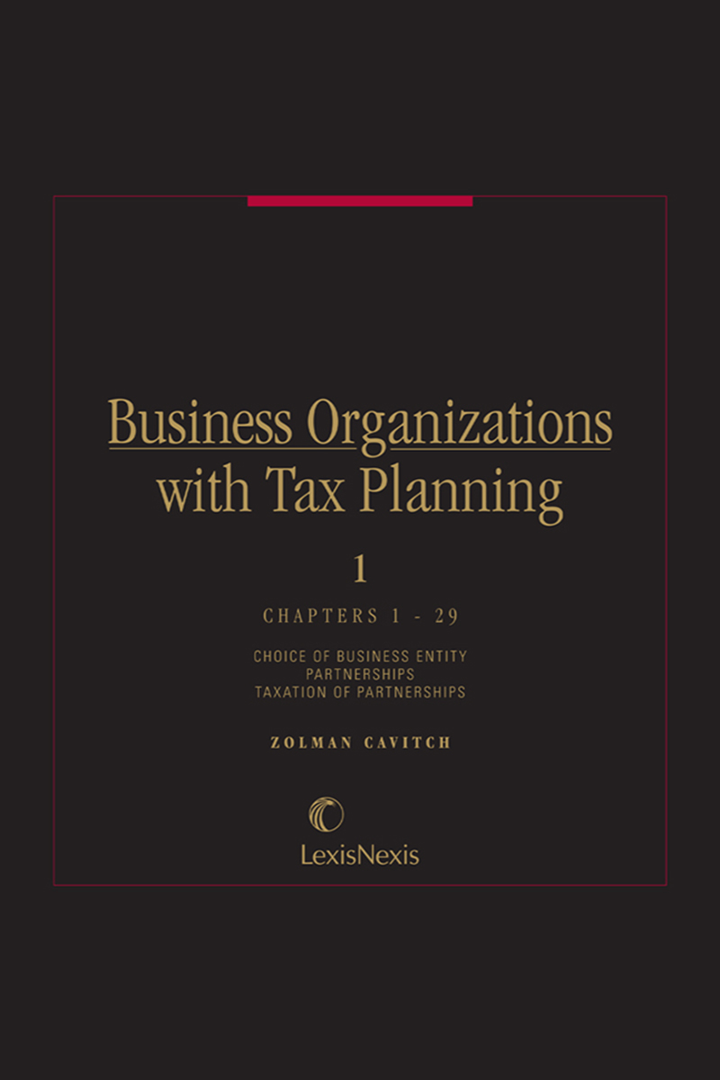 Business Organizations with Tax Planning