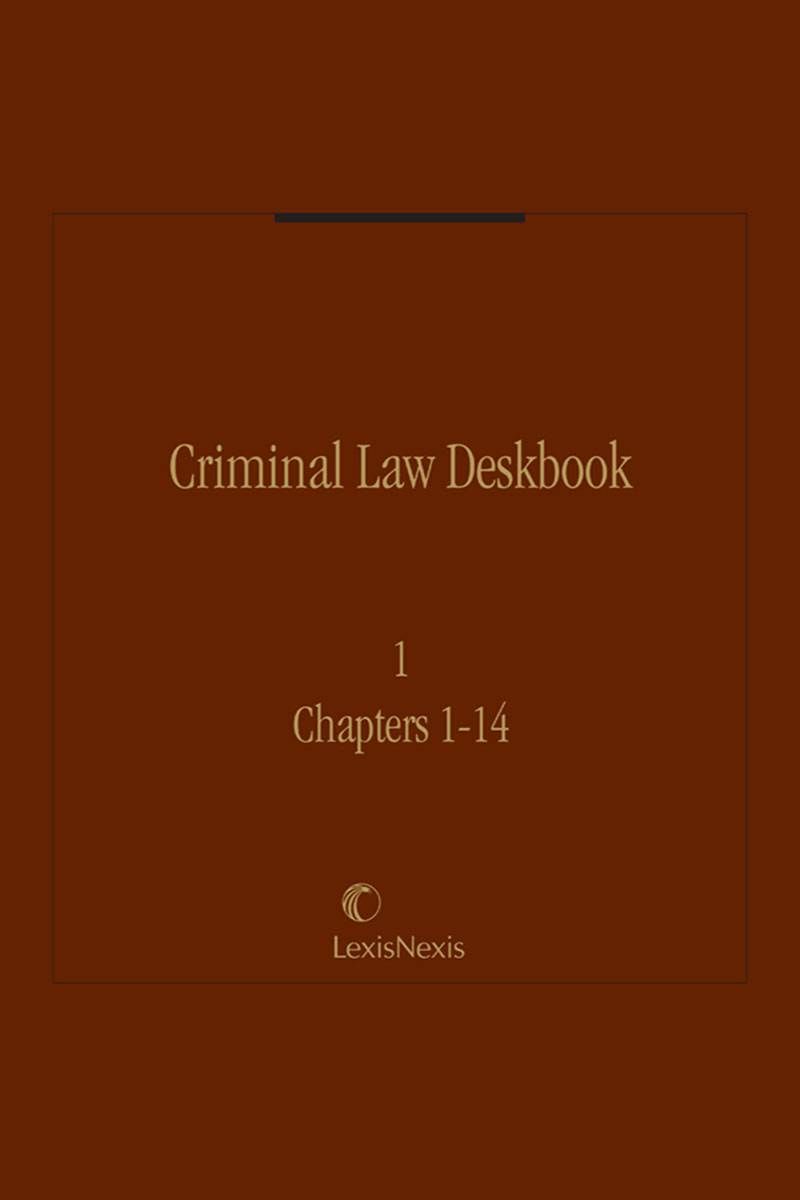 Criminal Law Deskbook