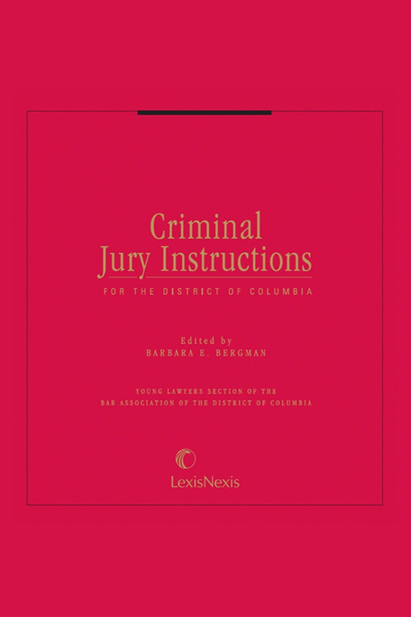 Criminal Jury Instructions for the District of Columbia Book Cover