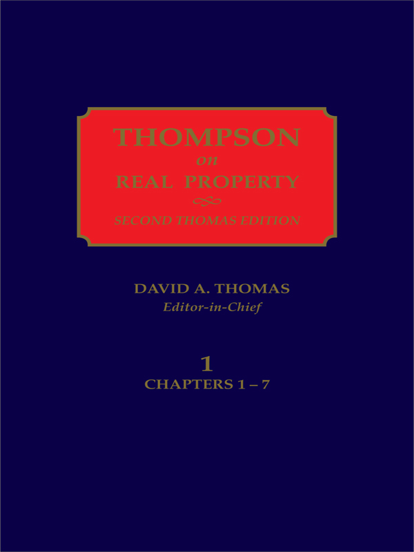 Thompson on Real Property, Thomas Edition