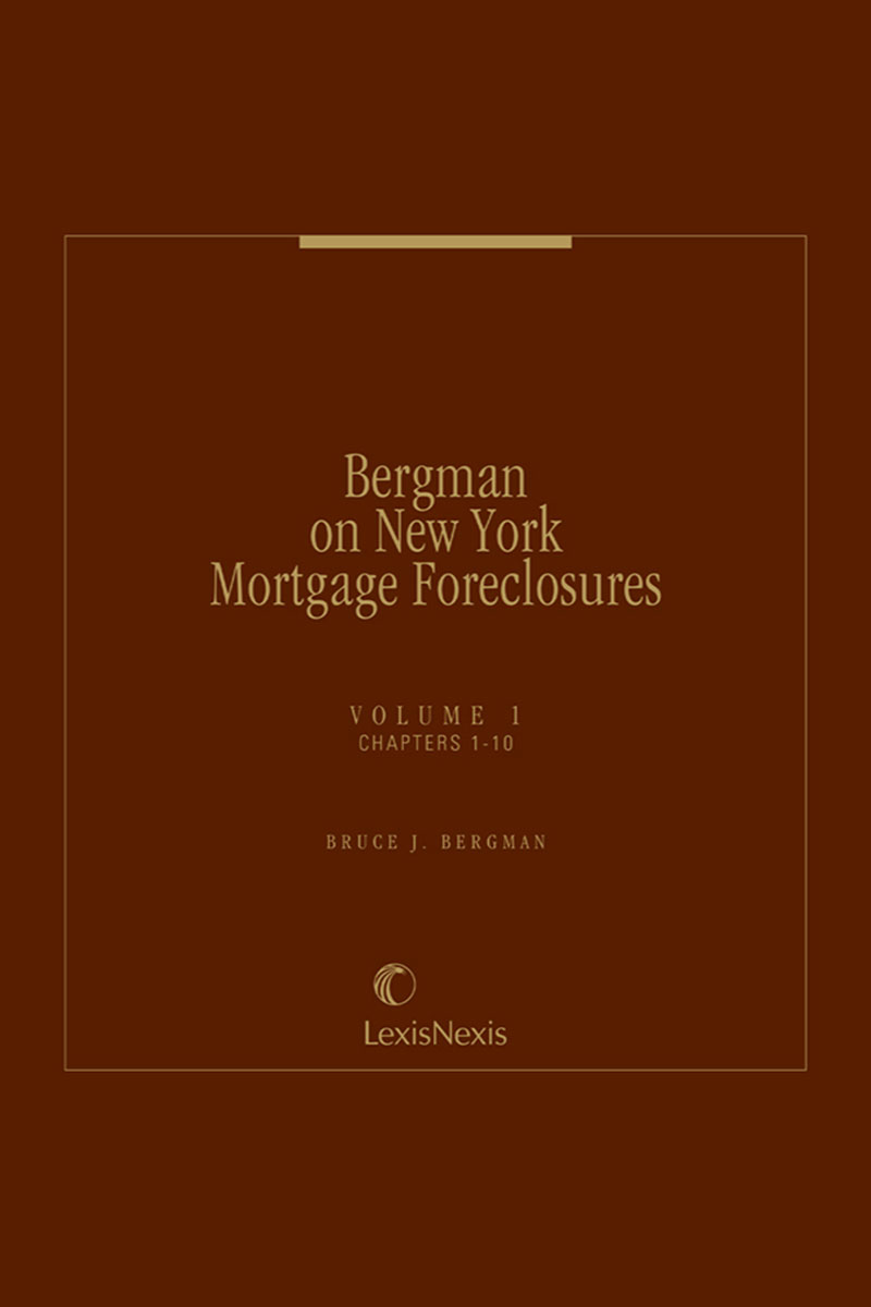 Bergman on New York Mortgage Foreclosures