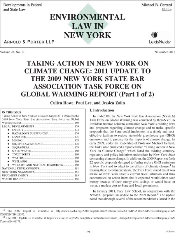 Environmental Law in New York