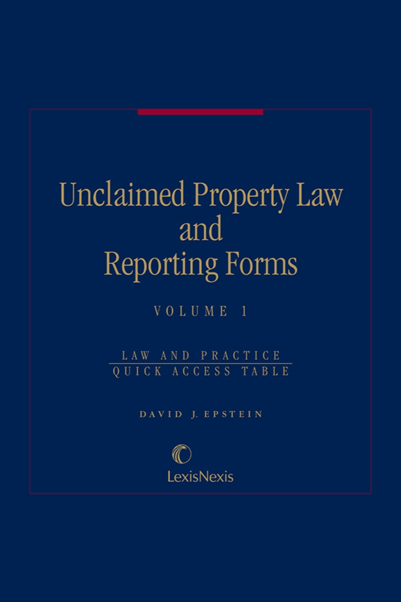 Unclaimed Property Law and Reporting Forms