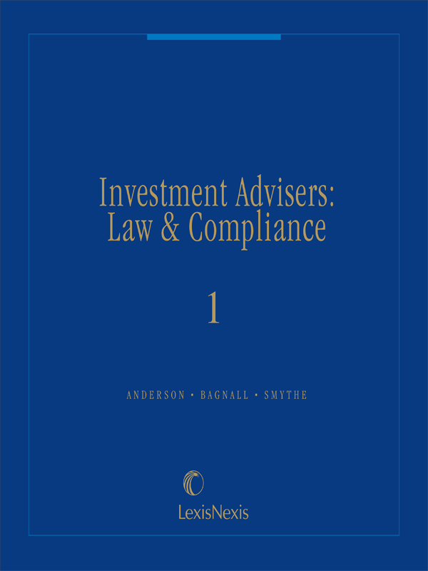 Investment Advisers: Law & Compliance Book Cover