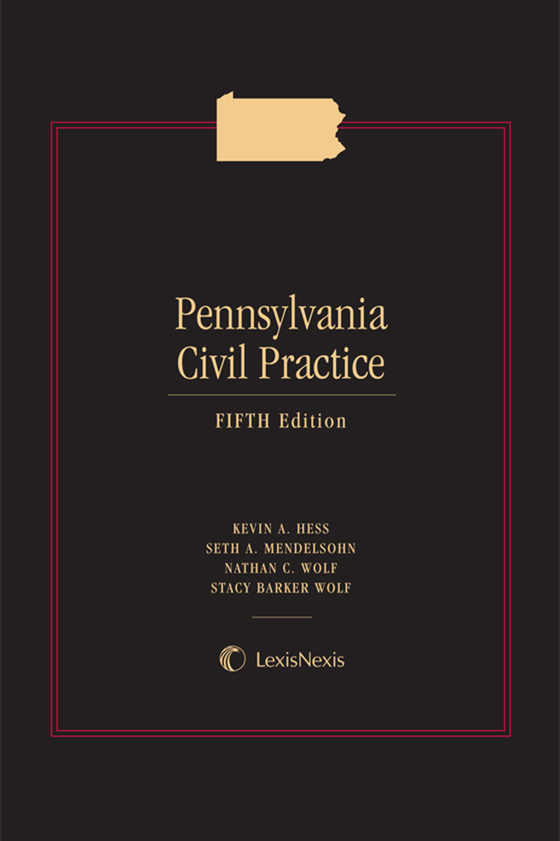 Pennsylvania Civil Practice book cover