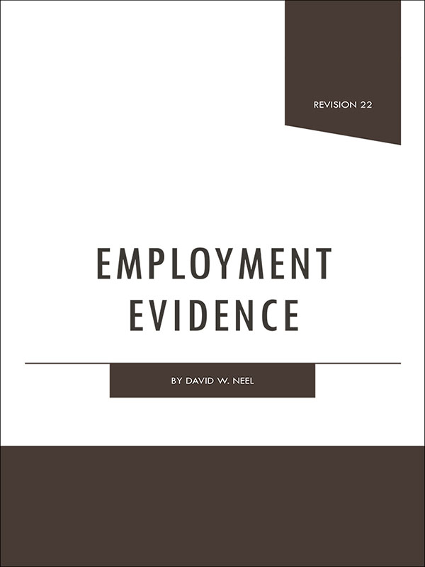 Employment Evidence