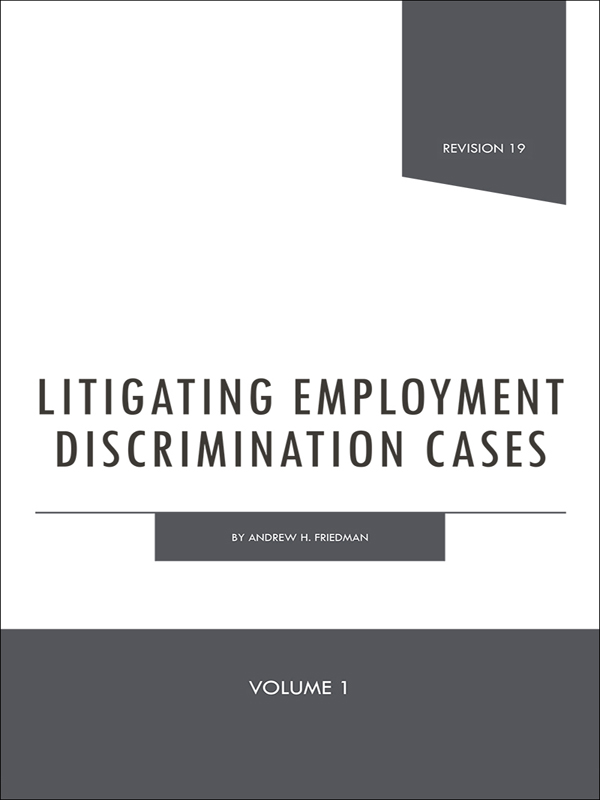 Litigating Employment Discrimination Cases