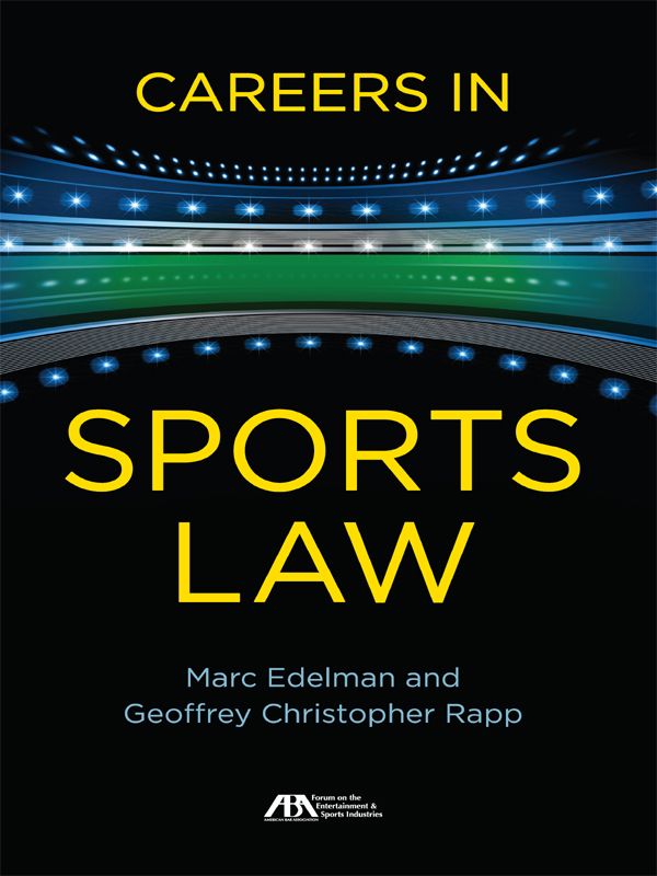 Careers in Sports Law