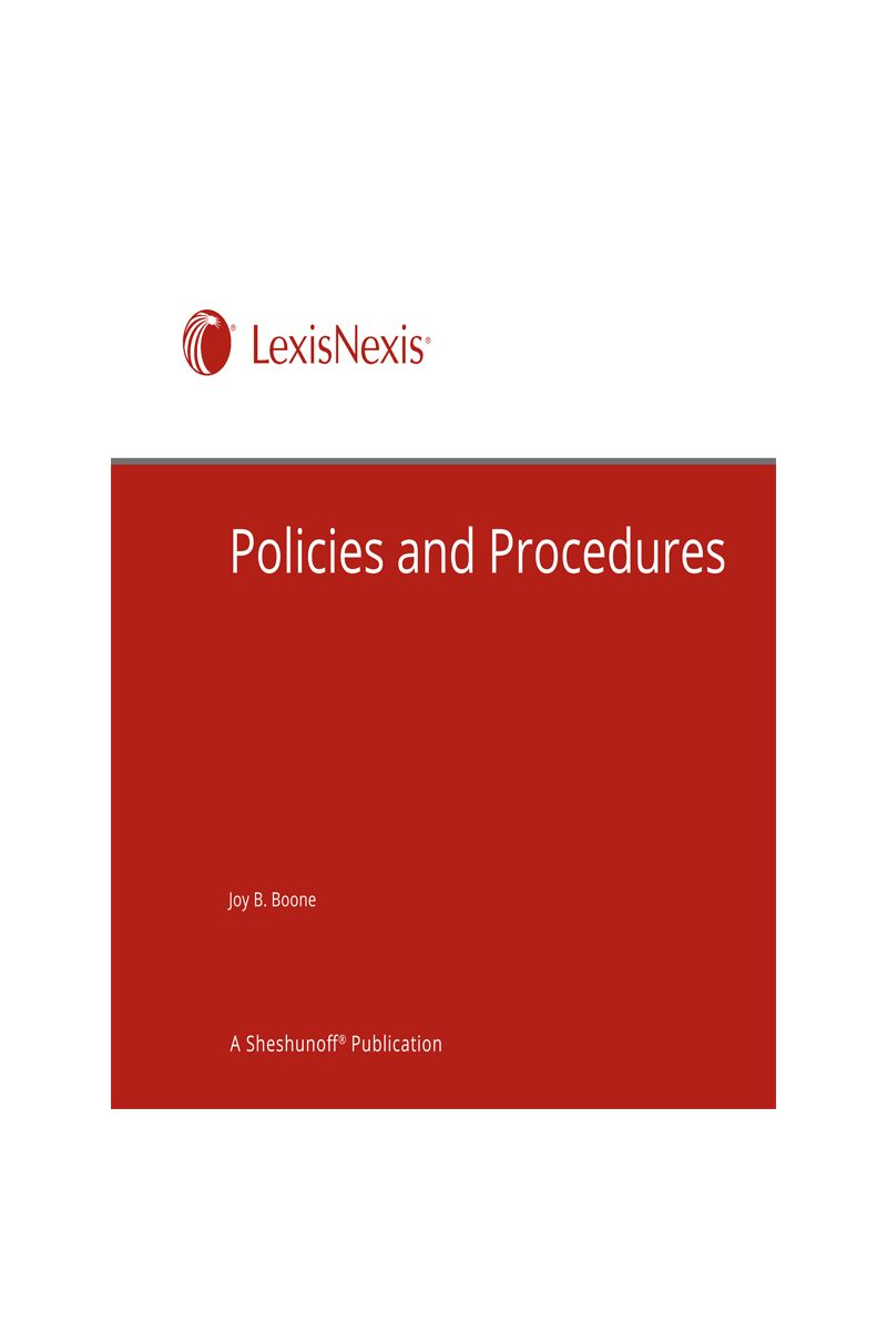 Policies and Procedures