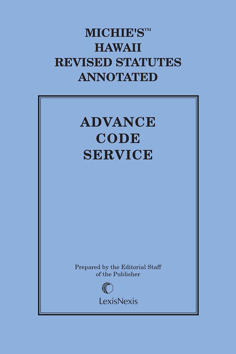 Hawaii Advance Code Service