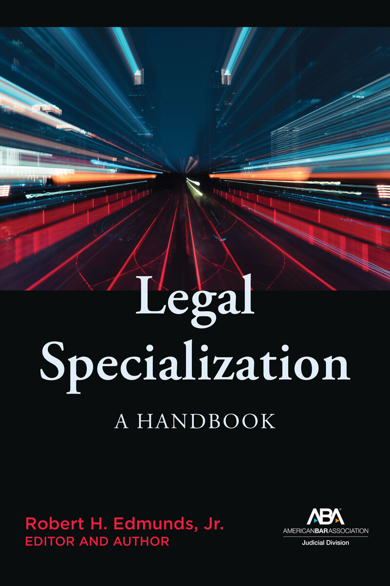 Legal Specialization: A Handbook book cover