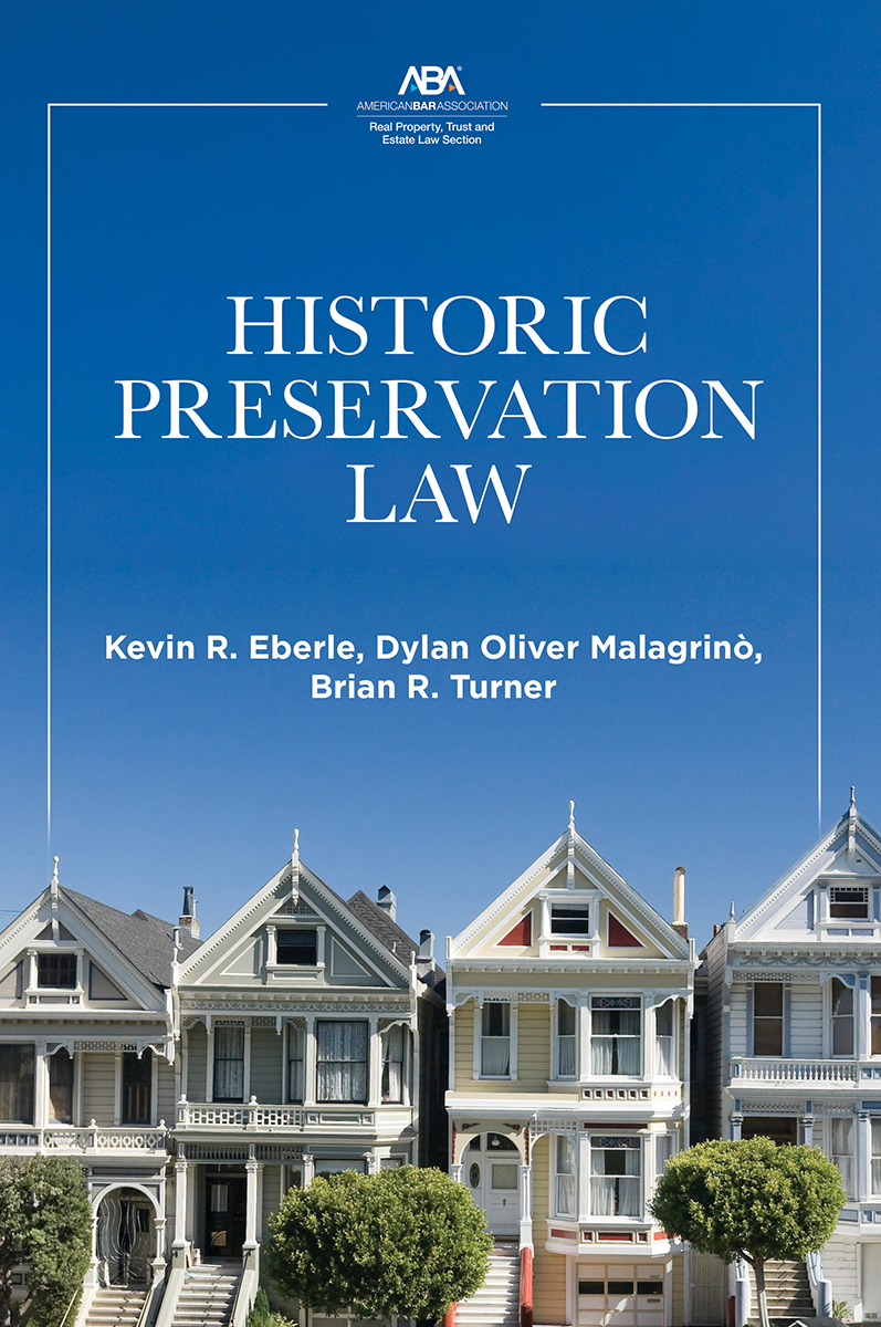 Historic Preservation Law book cover