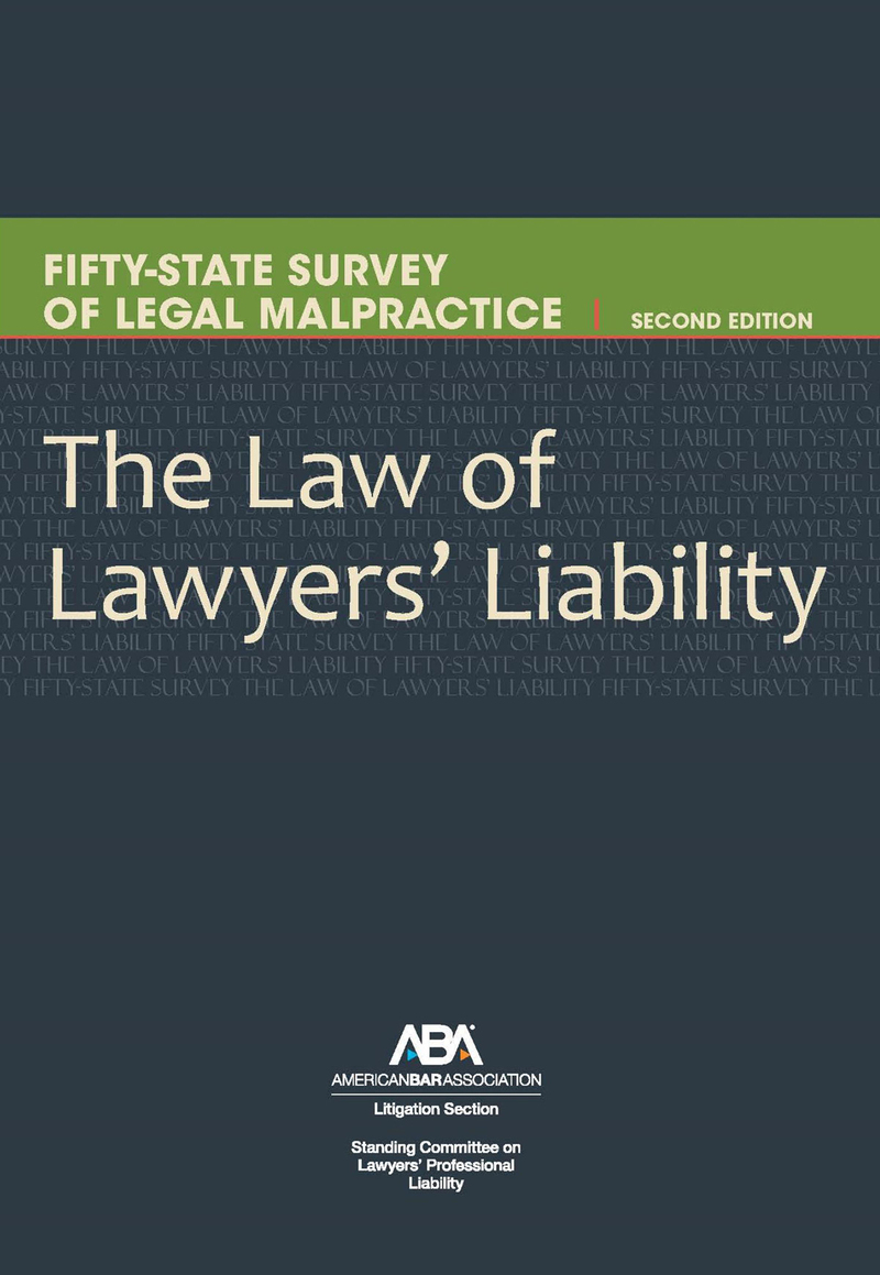 The Law of Lawyers' Liability book cover