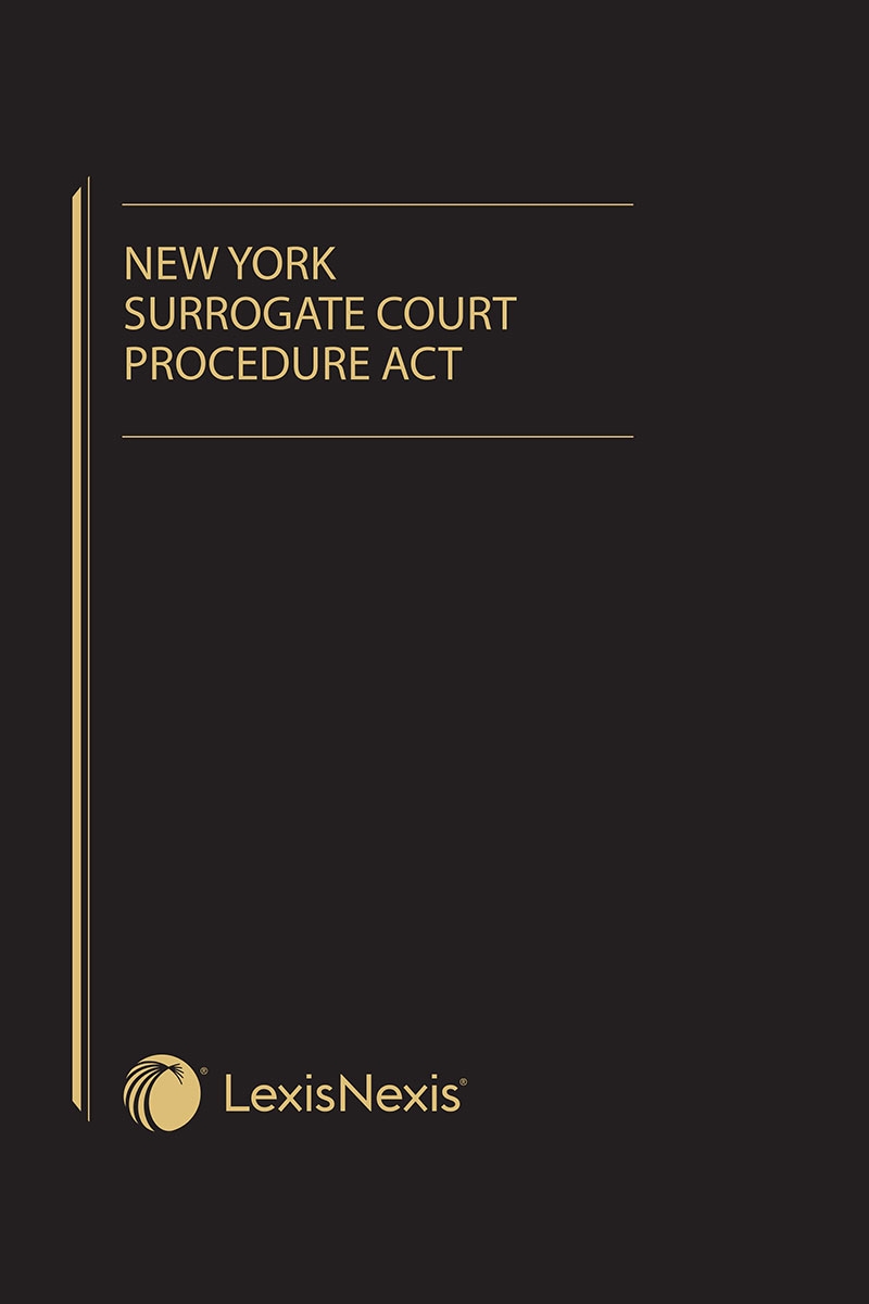 New York Surrogate Court Procedure Act book cover