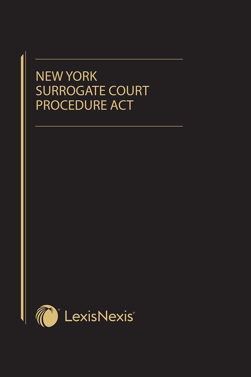 New York Surrogate Court Procedure Act book cover