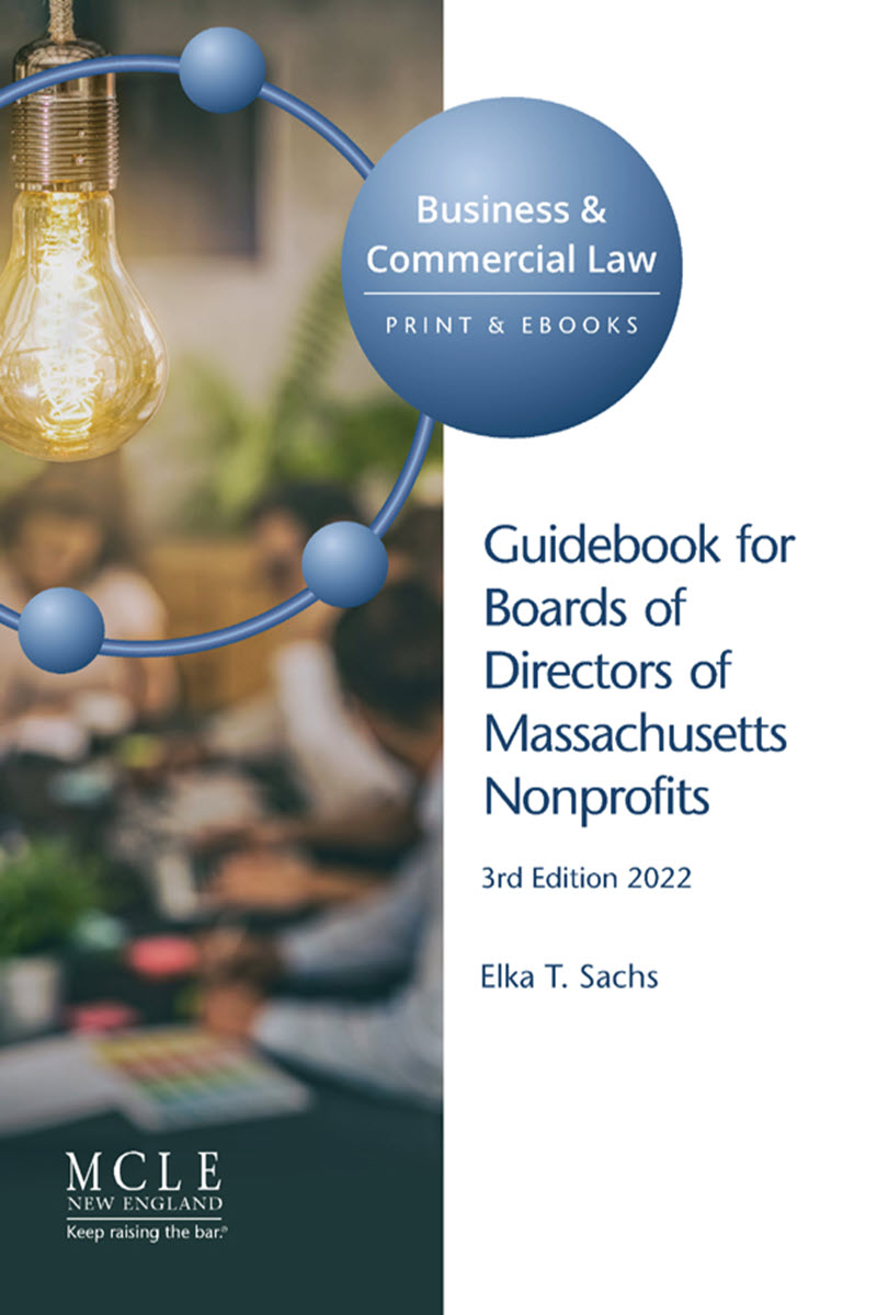 Guidebook for Boards of Directors of Massachusetts Nonprofits