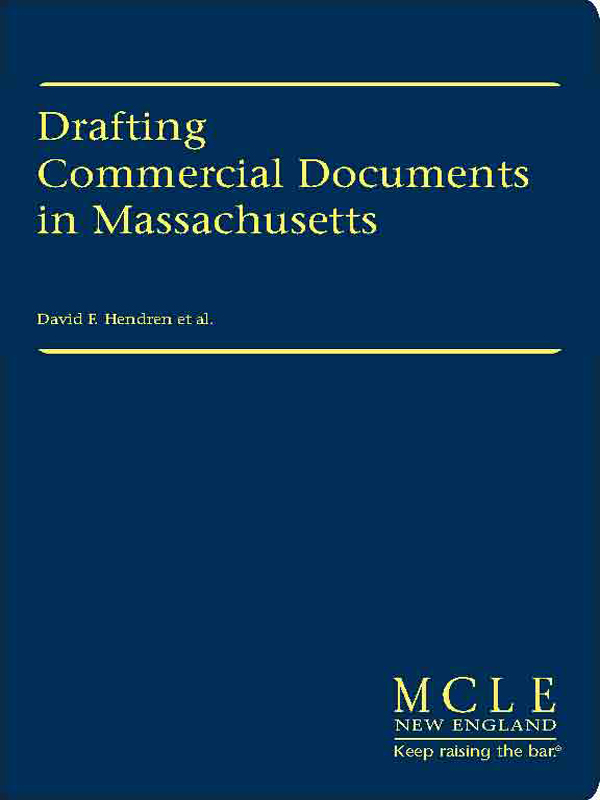 Drafting Commercial Documents in Massachusetts