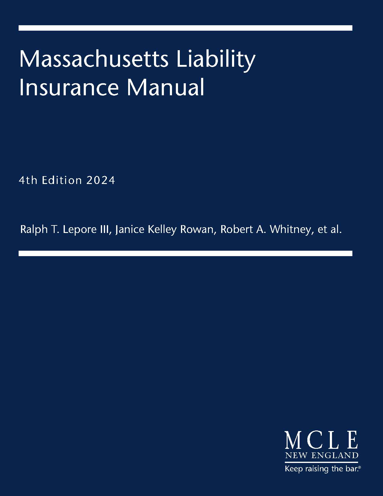 Massachusetts Liability Insurance Manual