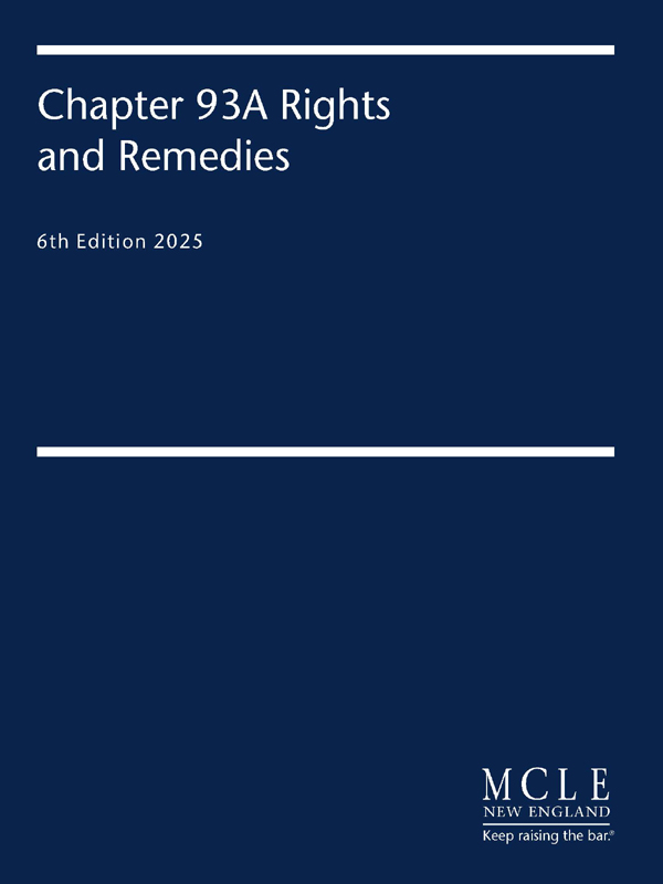 Chapter 93A Rights and Remedies