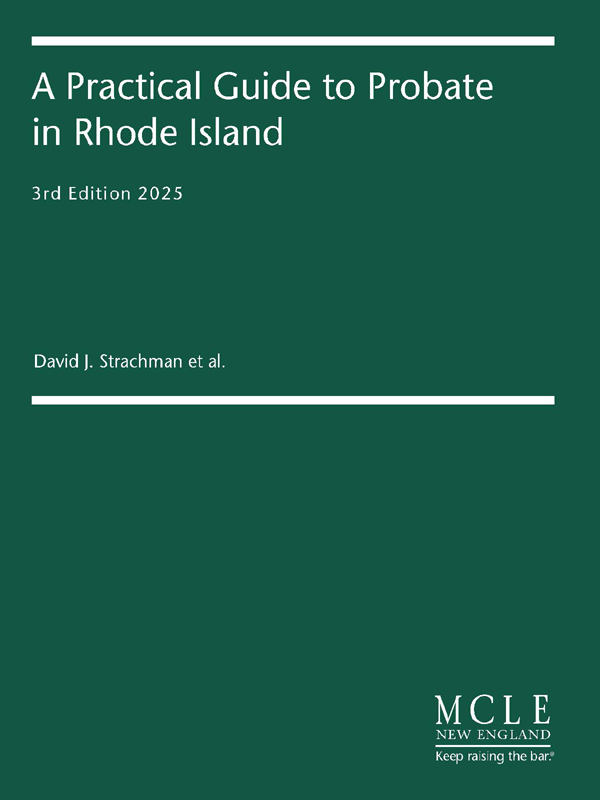 A Practical Guide to Probate in Rhode Island book cover
