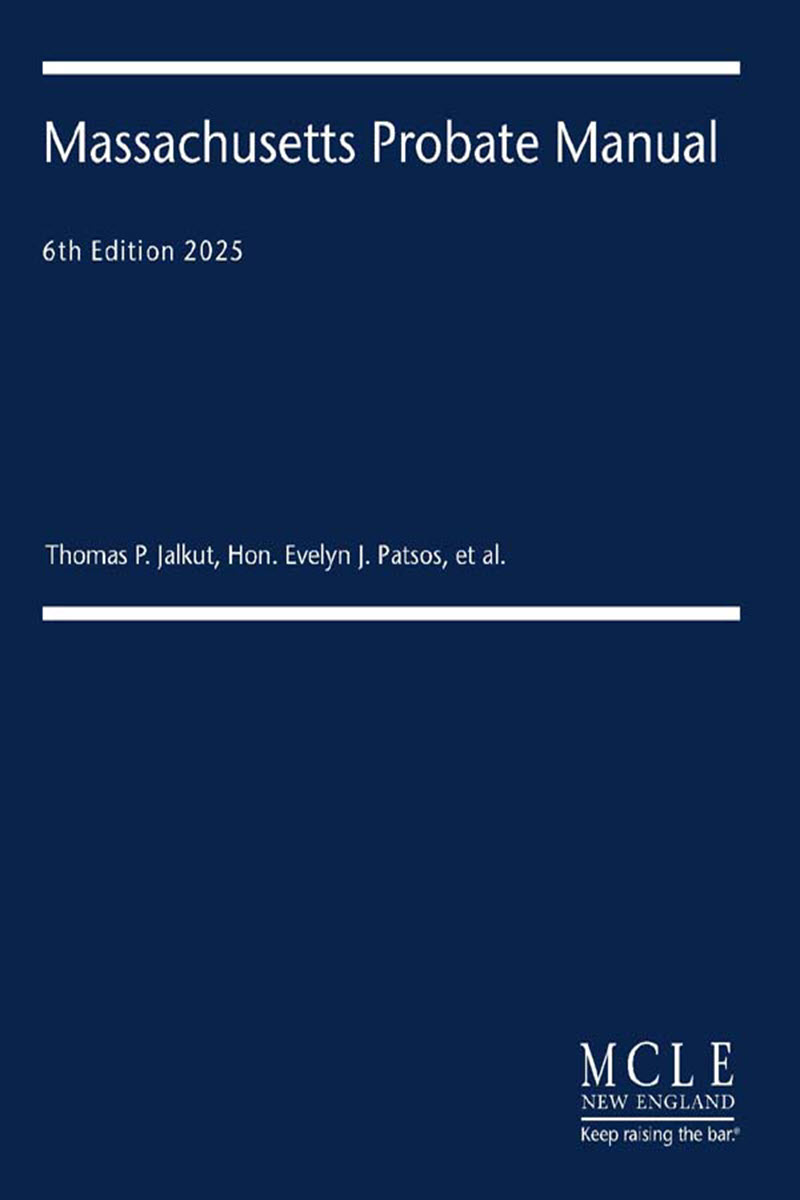 Massachusetts Probate Manual book cover