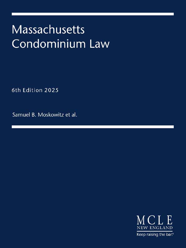 Massachusetts Condominium Law book cover