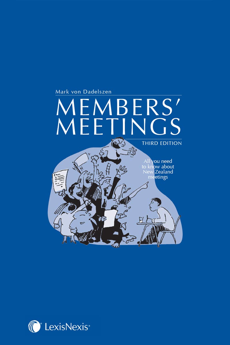 Members  Meetings, 3rd edition  