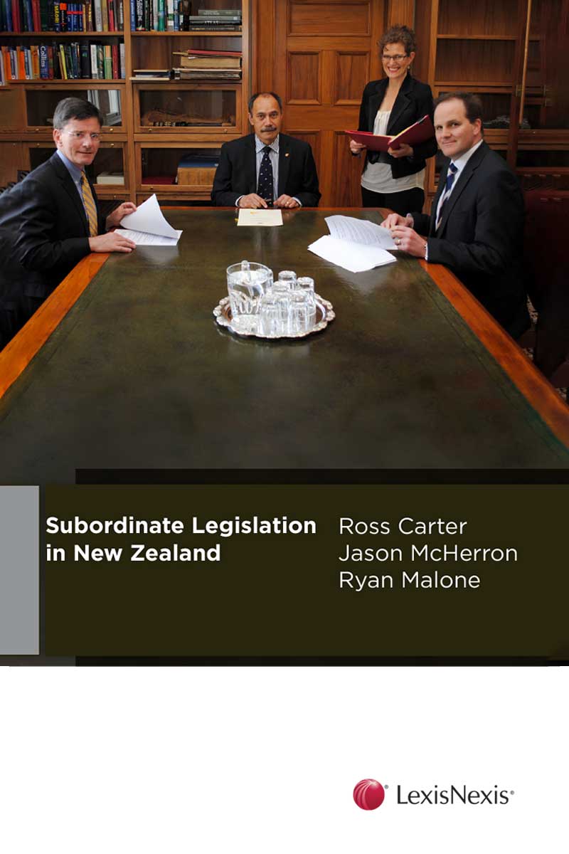 Subordinate Legislation in New Zealand  