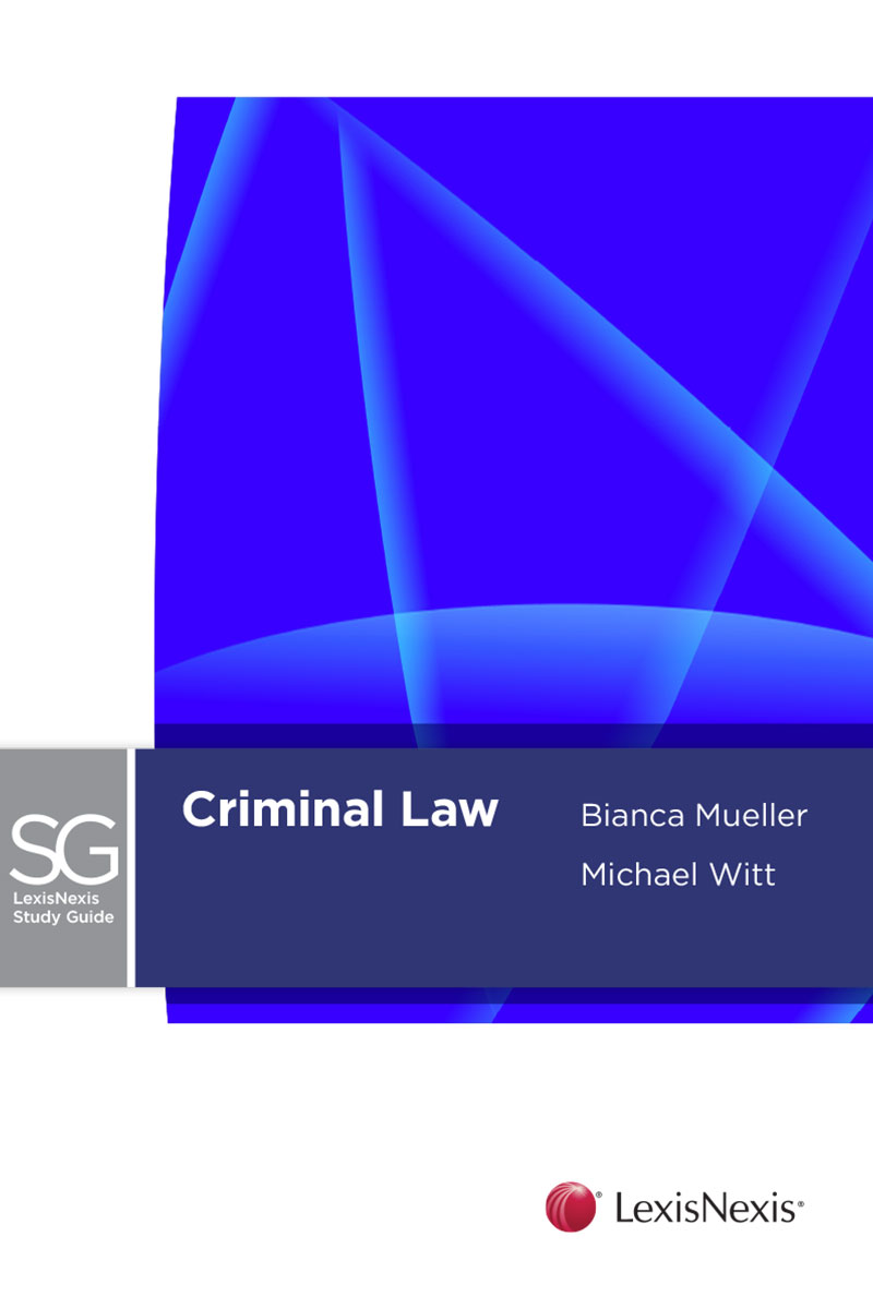 Criminal Law Study Guide, 1st edition  