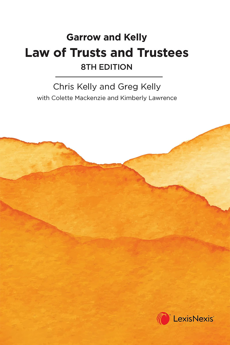 Garrow and Kelly Law of Trusts and Trustees, 8th edition book cover