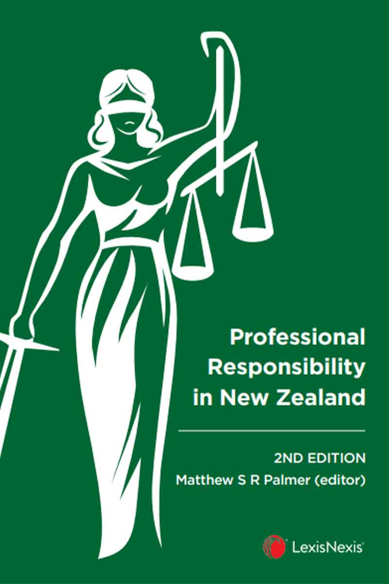 Professional Responsibility in New Zealand, 2nd edition book cover