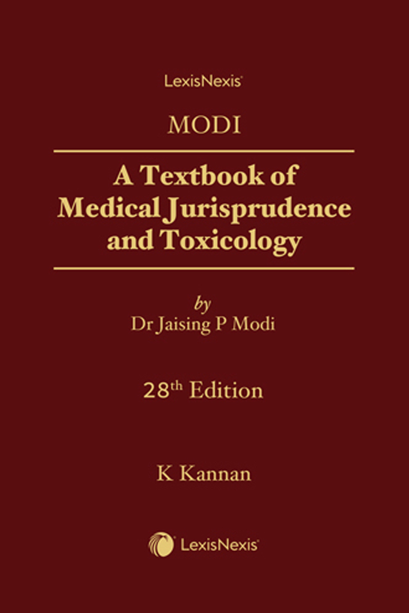 A Textbook of Medical Jurisprudence and Toxicology