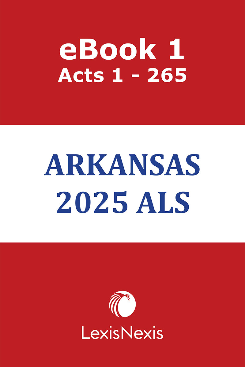 Arkansas Advance Legislative Service book cover