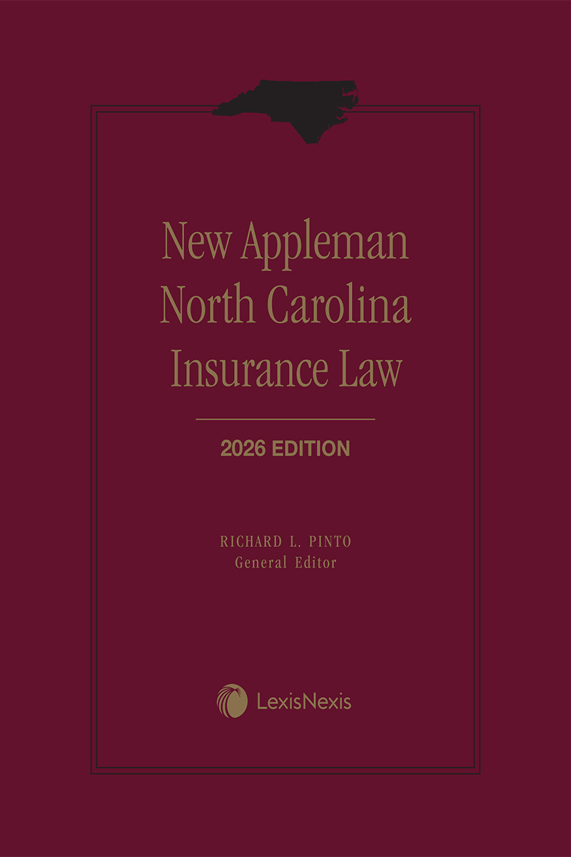New Appleman North Carolina Insurance Litigation book cover