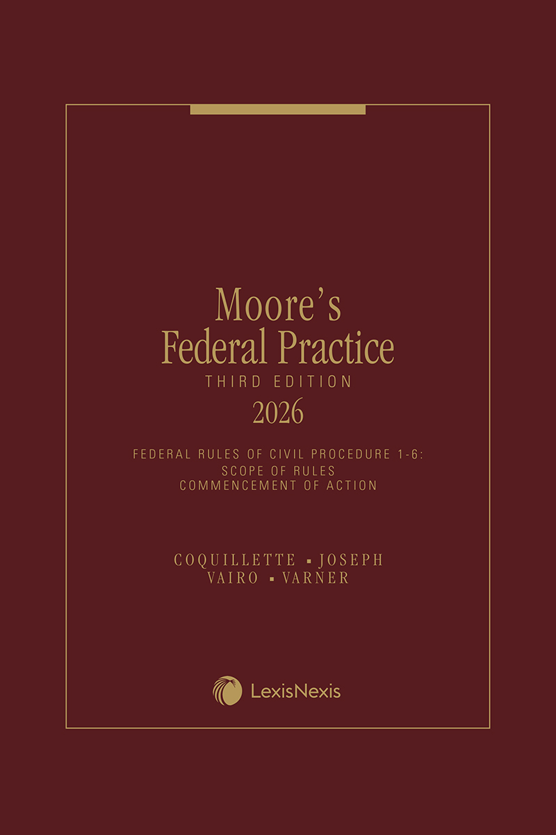 Moore's Federal Practice, Civil Softbound book cover