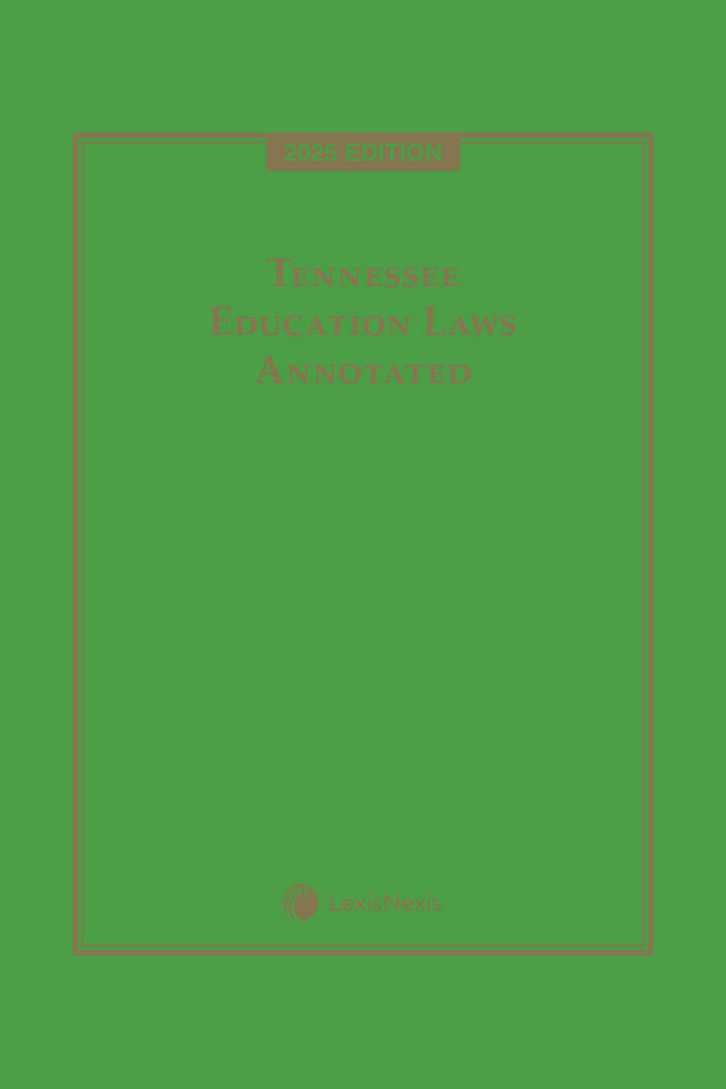 Tennessee Education Laws Annotated book cover