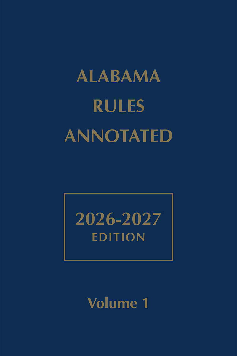 Alabama Rules Annotated