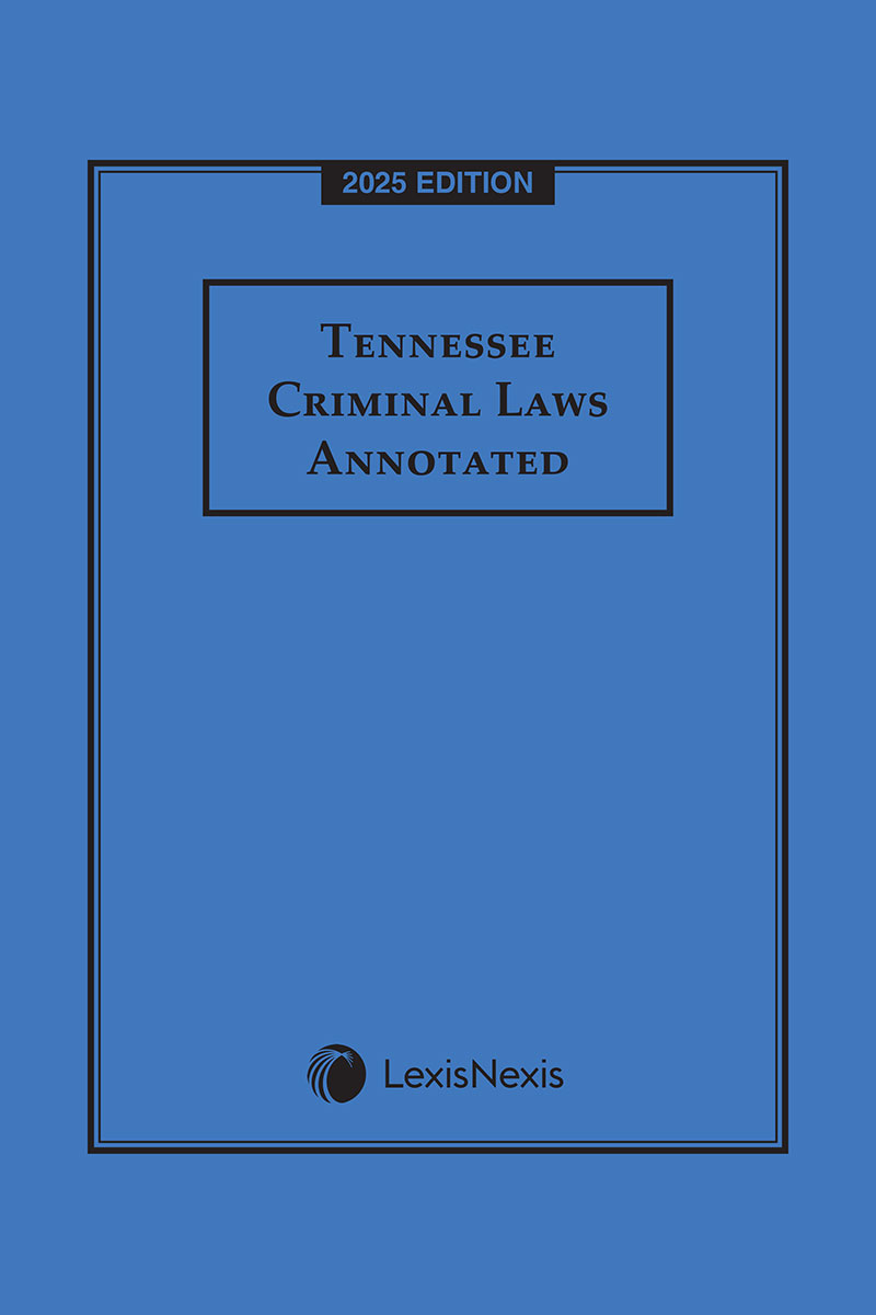Tennessee Criminal Laws Annotated book cover