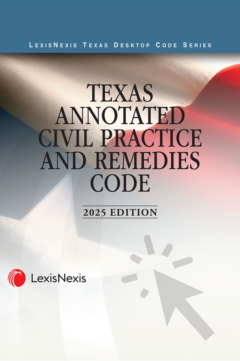 Texas Annotated Civil Practice and Remedies Code book cover