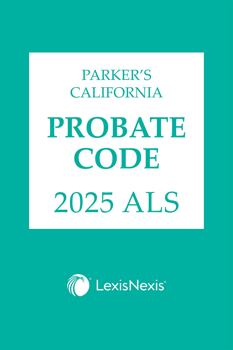 Parker's California Probate Code ALS book cover