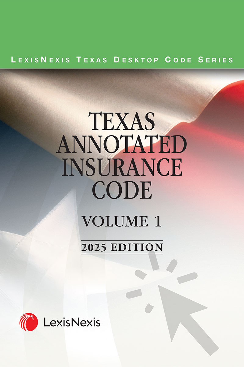 Texas Annotated Insurance Code book cover