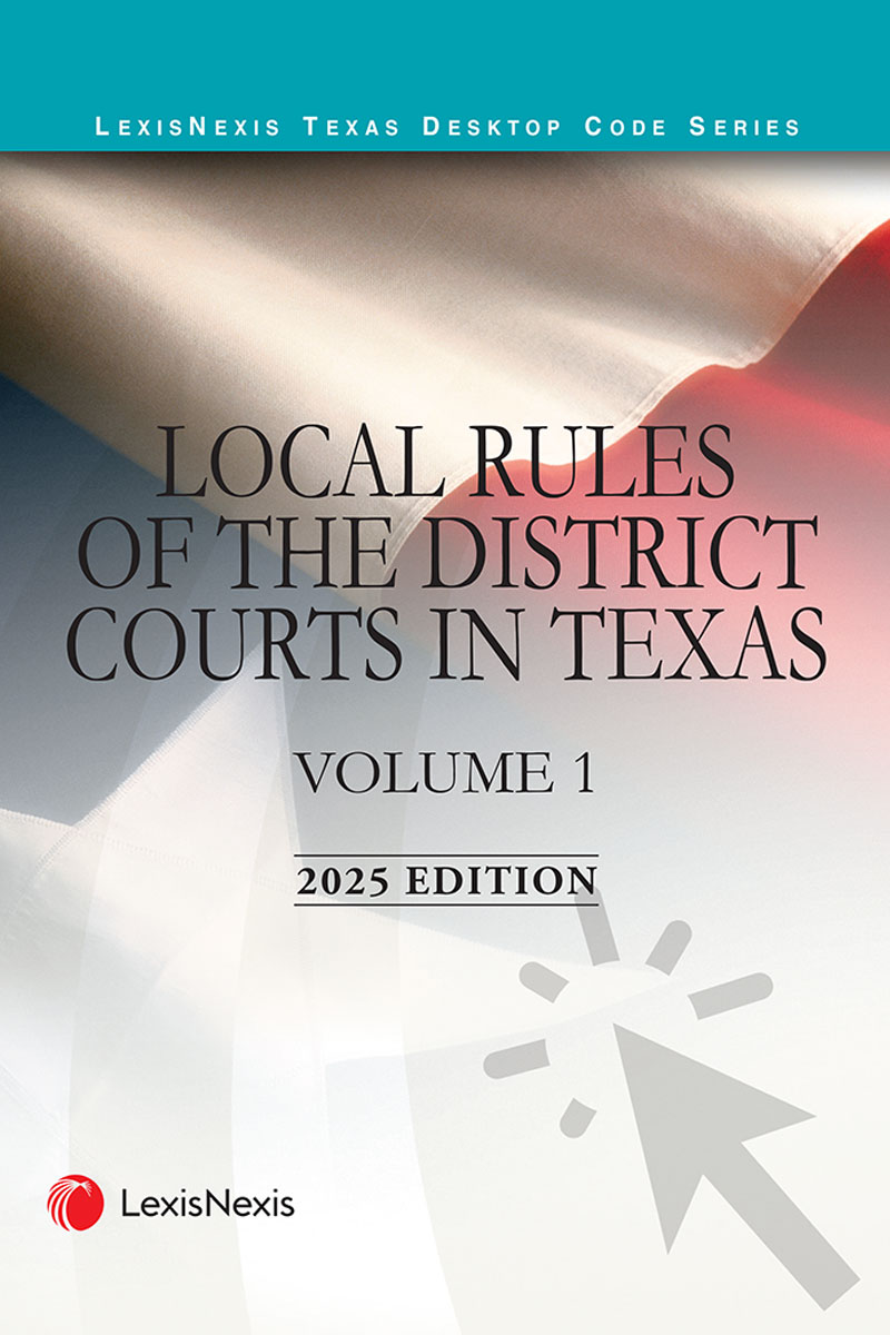 Local Rules of the District Courts in Texas book cover