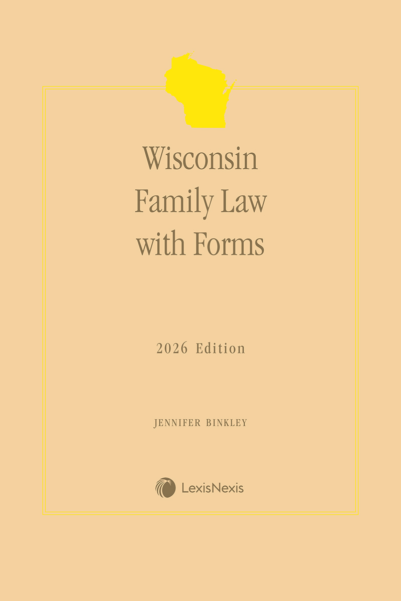 Wisconsin Family Law with Forms book cover