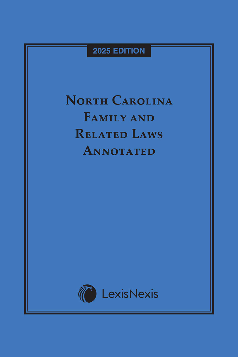 North Carolina Family and Related Laws Annotated book cover