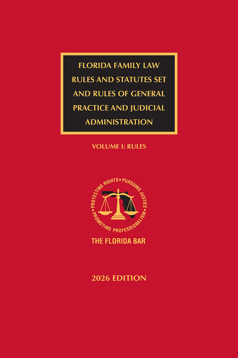 Florida Family Law Set (Rules and Statutes)