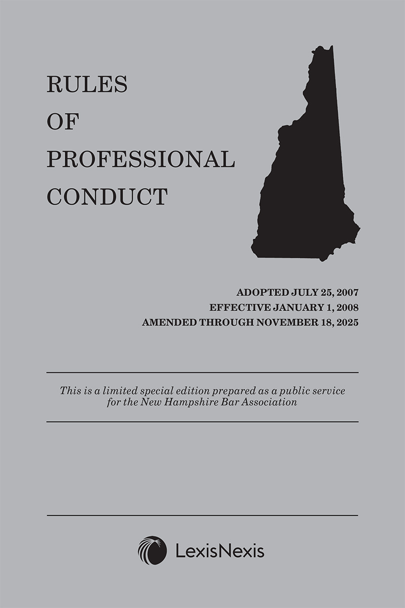 New Hampshire Rules of Professional Conduct book cover