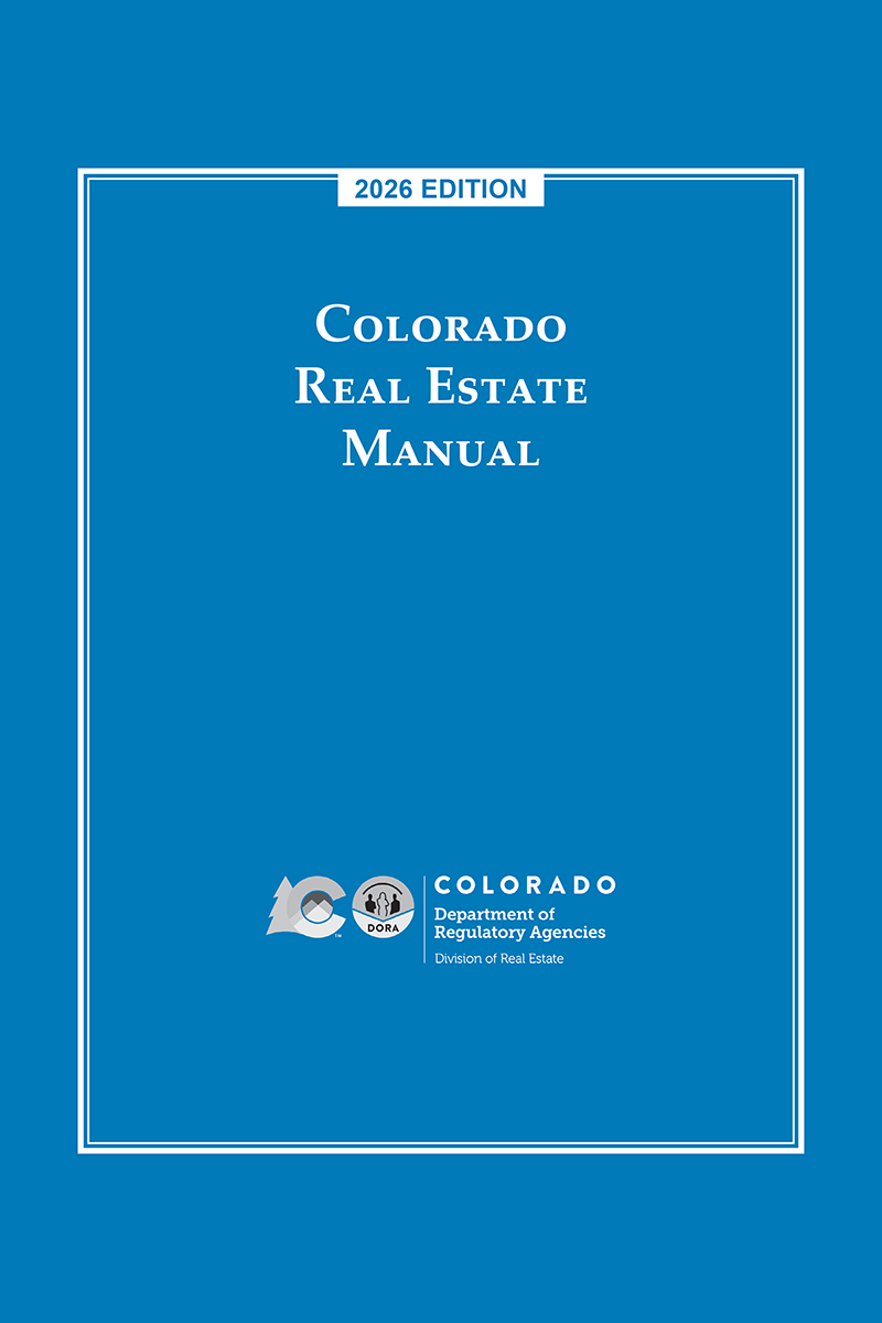 Colorado Real Estate Manual book cover